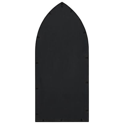vidaXL Oglindă, negru, 100x45 cm, fier, utilizare în interior