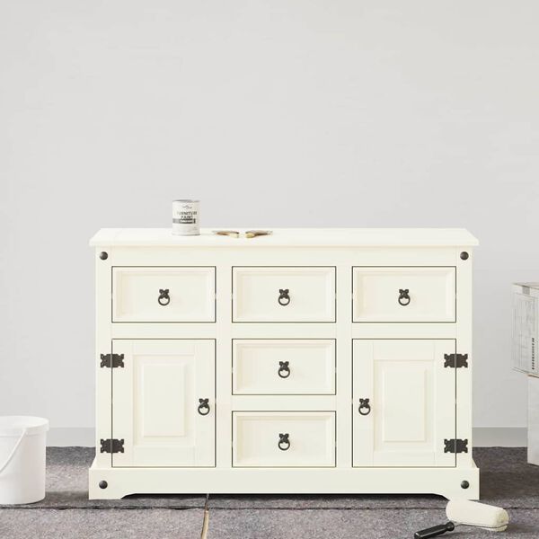 vidaXL Vopsea pentru mobilă Alb 10 x 10 x 12 cm Print pe perete