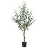 Emerald Măslin artificial, 115 cm, &icirc;n ghiveci din plastic