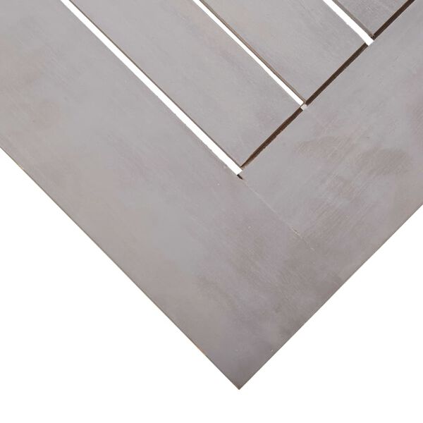 vidaXL Set mobilier de exterior 7 piese, gri prespălat, lemn de acacia