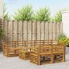 vidaXL Seturi de canapele 9 pcs natural Lemn Solid de Acacia
