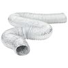 vidaXL Conductă de ventilație, 6 m, &Oslash;12,5 cm, aluminiu
