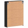 vidaXL Dulap cu oglindă pentru baie TULUM Negru 60 x 16,5 x 78 cm