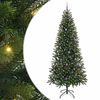 vidaXL Brad de Crăciun artificial cu 300 LED Verde 240 cm PE și PVC