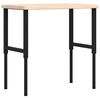 vidaXL Banc lucru 100x60x(73-99,5) cm lemn masiv stejar dreptunghiular