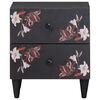 vidaXL Noptieră 2 pcs Maro 40 x 33,5 x 46 cm Lemn de mango solid