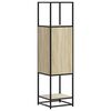 vidaXL Dulapuru Stejar Sonoma 35,5x35x139 cm lemn și metal prelucrat