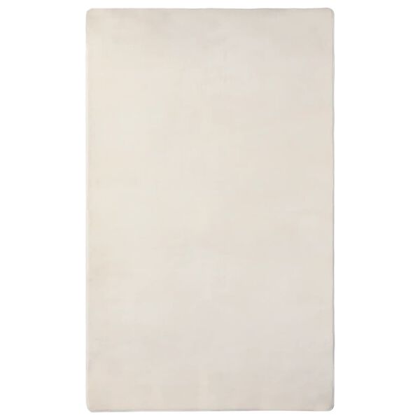 vidaXL Covor teddy, crem, 270x180 cm