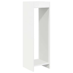 vidaXL Suport pentru plante Alb 30 x 30 x 100 cm Lemn prelucrat
