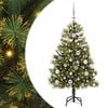 vidaXL Pom de Crăciun Artificial cu Ramuri Articulare și Conuri 120 cm