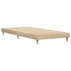 vidaXL Cadru pat fără saltea, stejar sonoma 75x190 cm lemn prelucrat