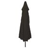 vidaXL Parasol de Grădină Negru 395 x 395 x 245 cm Poliester și oțel