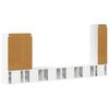 vidaXL Set Dulap pentru Televizor Montat pe Perete Pe perete 6 pcs Alb
