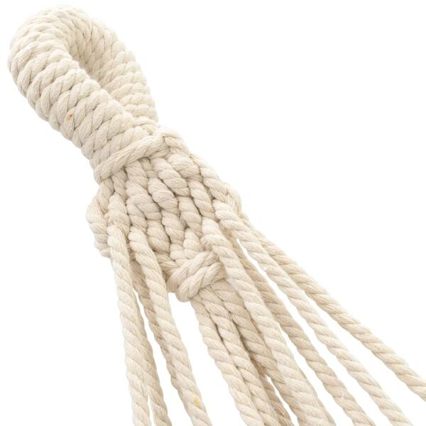 vidaXL Hamac pliabil 2 persoane, maro, 360 x 150 cm