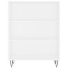 vidaXL Dulap &icirc;nalt, alb, 69,5x34x180 cm, lemn compozit