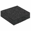 vidaXL Pat din granulate de cauciuc Negru 9 x 9 x 2 cm Cauciuc