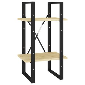 vidaXL Bibliotecă cu 2 rafturi, 40x30x70 cm, lemn masiv de pin