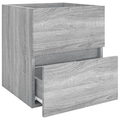 vidaXL Dulap de chiuvetă, sonoma gri, 41x38,5x45 cm, lemn prelucrat