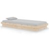 vidaXL Cadru de pat single, 90x190 cm, lemn masiv