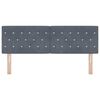 vidaXL Tăblie cap cu headboard Gri &icirc;nchis 160 cm Piele artificială