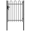 vidaXL Poartă de gard BOXTEL 103 x 175 cm Oțel vopsit electrostatic