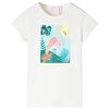 Tricou pentru copii, ecru, 104