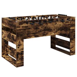 vidaXL Masă de Foosball Stejar Afumat 146,5 x 74 x 85 cm