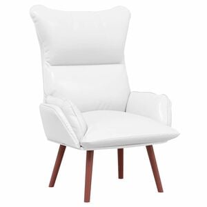 vidaXL fotoliu Alb 69 x 74 x 93 cm Piele artificiala