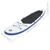 vidaXL Set placă stand up paddle SUP surf gonflabilă, albastru și alb