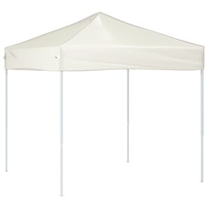 vidaXL Cort pliabil pentru petrecere, crem, 2x2 m