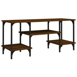 vidaXL Comodă TV, stejar maro, 102x35x45,5 cm, lemn prelucrat