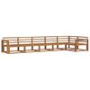vidaXL Set de canapele de exterior 6 pcs natural Lemn Solid de Acacia