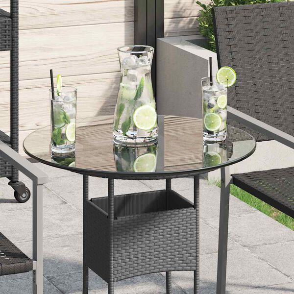 vidaXL Blat masă din sticlă securizată, rotund, 500 mm