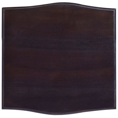 vidaXL Noptieră, negru deschis, 40x40x45 cm, lemn masiv mahon