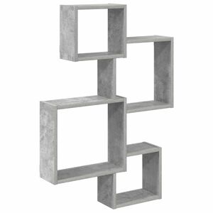 vidaXL Rafturi Cuburi pentru Perete Montare pe perete Gri Beton