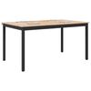 vidaXL Masă de dining natural 140 x 80 x 75 cm Lemn de pin masiv
