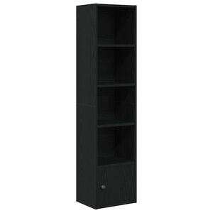 vidaXL Bibliotecă Stejar negru 31x24x127 cm Lemn prelucrat