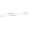 vidaXL Coș gabion cu capac, argintiu, 700x50x50 cm, fier galvanizat