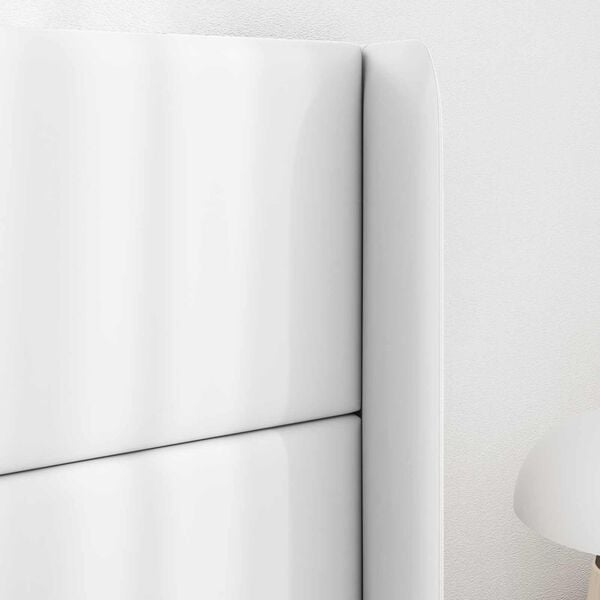 vidaXL Ureche pentru Tăblie Alb 80 x 16 x 4 cm PVC