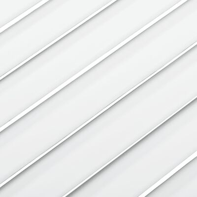 vidaXL Uși dulap design lambriu 2 buc. alb 39,5x59,4 cm lemn masiv pin