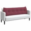vidaXL Perna pentru spate Roșu Vin 160 x 24 x 50 cm țesătură