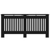 vidaXL Capac pentru radiator Stejar Negru 172 x 19 x 81,5 cm