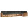 vidaXL Set de canapele de exterior 6 buc. Natural și Antracit