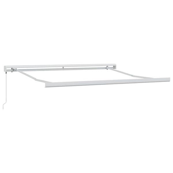 vidaXL Cortina Retractabilă Roșu și Negru 350 x 250 cm Stofă și Metal