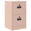 vidaXL Dulap pentru Fișiere cu sertar cu raft Roz 45,5 x 42 x 74,5 cm