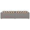 vidaXL Cadru de pat fără saltea Taupe 90x190 cm Stofa