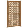 vidaXL Poartă de grădină 100x175 cm, oțel rezistent la intemperii, model cruce