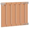 vidaXL Poartă de grădină 100 x 80 cm WPC și Aluminiu Maro