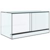 vidaXL Terariu cu depozitare Transparent 80 x 40 x 40 cm Sticlă