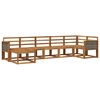 vidaXL Set de canapele de exterior 7 pcs natural Lemn Solid de Acacia